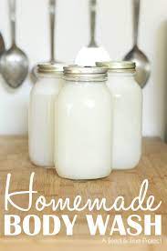 homemade body wash tutorial made from