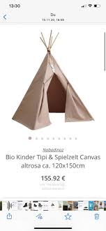 Unterhemden für kinder schützen die kleinen körper vor allem an den kühleren tagen vor erkältungen und infekten. Nobodinoz Bio Kinder Tipi Spielzelt Canvas Teppich Lampe In Niedersachsen Achim Weitere Spielzeug Gunstig Kaufen Gebraucht Oder Neu Ebay Kleinanzeigen