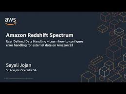 amazon redshift spectrum user defined