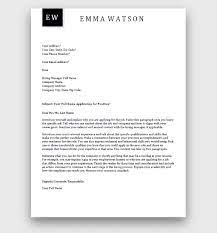 cover letter template for free