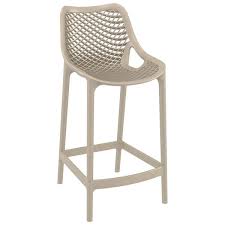 perforated plastic bar chair garden