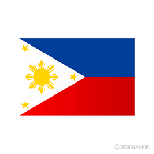 フィリピン国旗イラストのフリー素材｜イラストイメージ