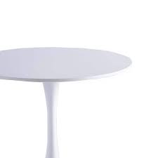 Wetiny 42 In White Big Dining Table