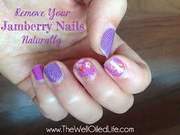 remove your jamberry nails naturally