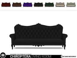 modern victorian gothic chiroptera sofa