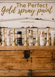 gold paint spray for wood