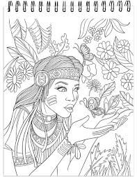 As the trend for grown up coloring pages continue, i will bring more for you over the. Colorit Native American Adult Coloring Book Of Dream Catchers Tribal Symbols And Mandalas Animal Spirits And Landscapes