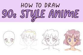 how to draw 90s anime style