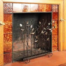 Panel Craftsman Fireplace Screen