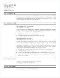 Sales Associate Job Description For Resume