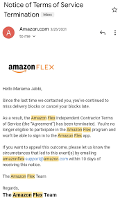 i missed a block on amazon flex there