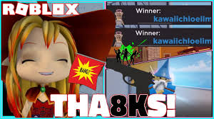 Thank you for watching, please subscribe if you're new! Chloe Tuber Roblox Arsenal Thanks For 8k Subscribers And Getting First Place Twice