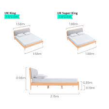 asyata bed frame with cushioned