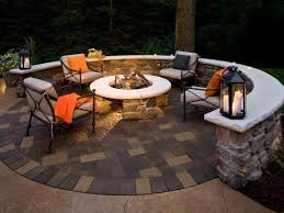 designing a patio around a fire pit diy