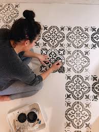 how to paint linoleum floors diy
