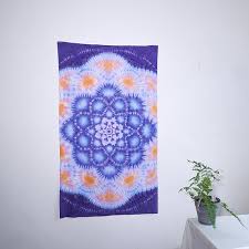 Tie Dye Shibori Mandala Tapestry