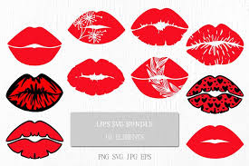 lips svg dripping lip stick free