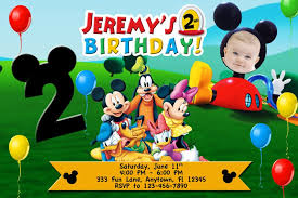 Exclusive Mickey Mouse Clubhouse Birthday Invitations