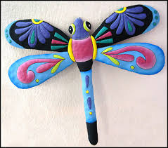 Decorative Dragonflies Metal Wall Art