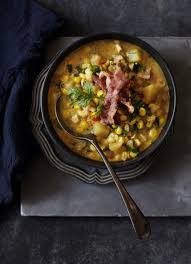 smoky sweet corn bacon and potato soup