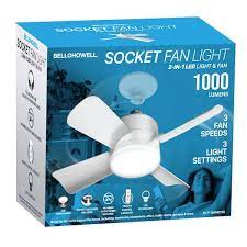 Bell Howell Light Socket Ceiling Fan Light