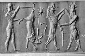 Image result for sumerian cylinder seals - beer and planets