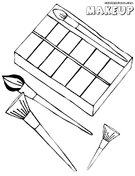 makeup coloring pages coloring pages