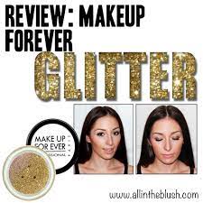 review make up for ever glitter all