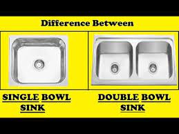 single bowl vs double bowl kitchen sink