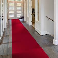 plain red hallway carpet runners runrug