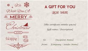 Customize edit your selected template by adding your text, changing colors and item sizes, adjusting item locations, adding your images, logos and fonts. 24 Christmas New Year Gift Certificate Templates