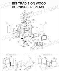 Wood Burning Fireplace Bis Tradition