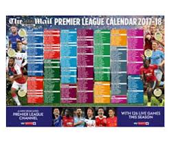 Free Premier League Wallchart With The Mail Free Product