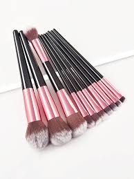 10pcs makeup brush set shein singapore