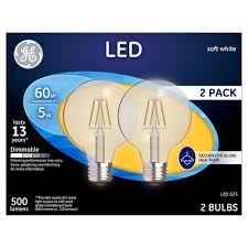 General Electric 2pk 60w Led Light Bulbs White Target
