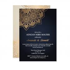 Luxury Wedding Invitation Card Template Vector Free Download