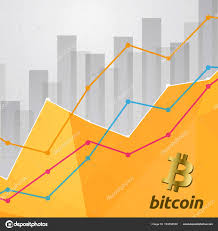 Bitcoin Cryptocurrency Statistics Chart Showing Various