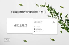 free minimal elegant business card