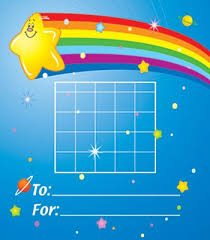 Mini Incentive Charts Rainbow 36 Pk 5 X 6 Star