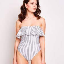 Shop Women's One Piece Olivia Pinstripes Swimwear – Contessa Volpi
