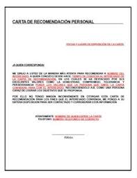 Word Formato Carta Laboral Cartas Recomendaciones Manual