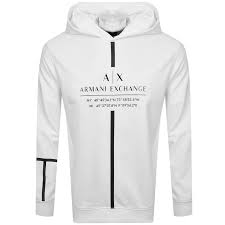 Find great deals on ebay for armani exchange hoodie. Armani Exchange Logo Hoodie White Mainline Menswear Denmark