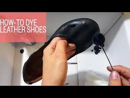 How To Dye Leather Shoes To A Different Color