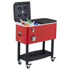 erommy 80 qt rolling cooler cart with