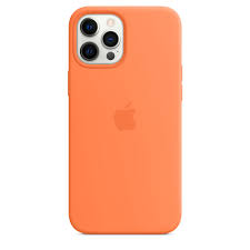เคสซิลิโคนสำหรับ iPhone 12 Pro Max พร้อม MagSafe - สีส้มจี๊ด - Apple (TH)