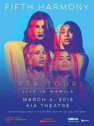 Fifth Harmonys Psa Tour Live In Manila On March 6 2018