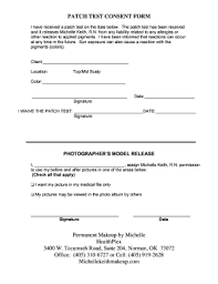 hairdressing consultation form