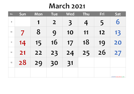 Here are the 2021 printable calendars March 2021 Printable Calendar With Week Numbers Free Premium In 2020 Calendar Printables Printable Calendar Monthly Calendar Printable
