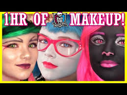 1 hour of monster high doll makeup