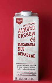 trader joe s unsweetened almond cashew